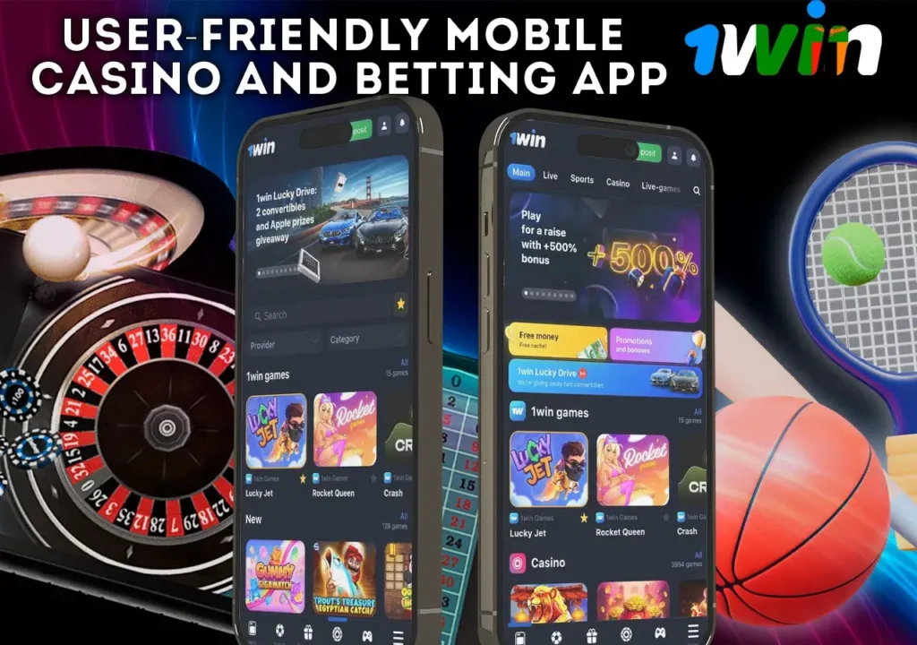 Convenient 1Win mobile casino and betting app