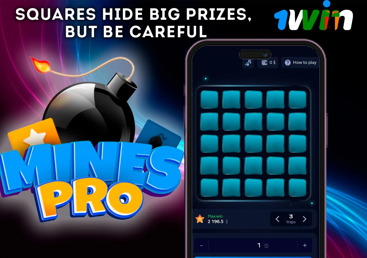 Explosive 1Win Mines Pro slot