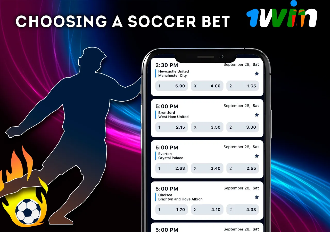 Choosing a soccer bet