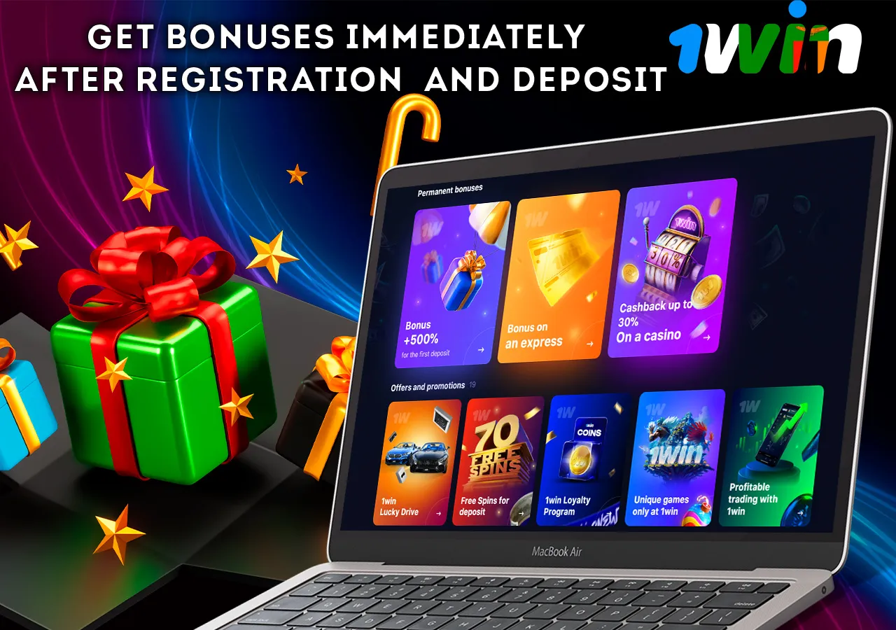 Large selection of different bonuses