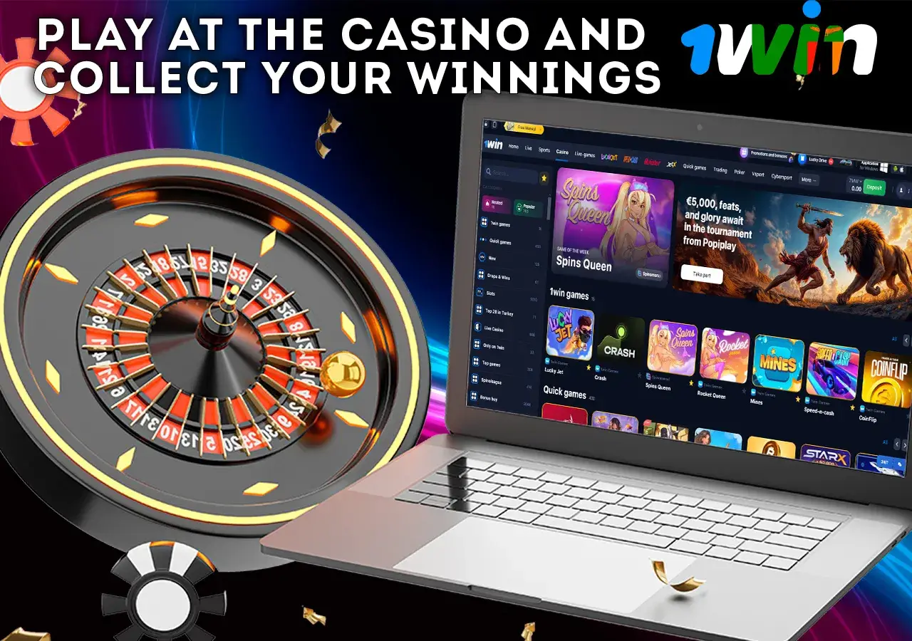 Variety of games at 1Win casino